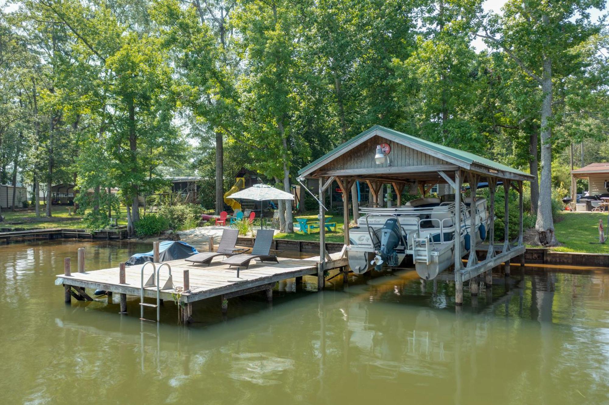 Lake Sinclair Crooked Creek Cottage With Fire Pit! Eatonton 外观 照片